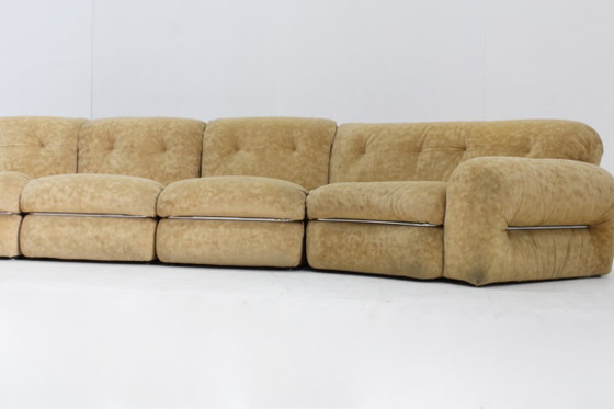 Divano modulare italiano vintage anni '70 – Divani modulari, Chrome (photo 3 of 10)