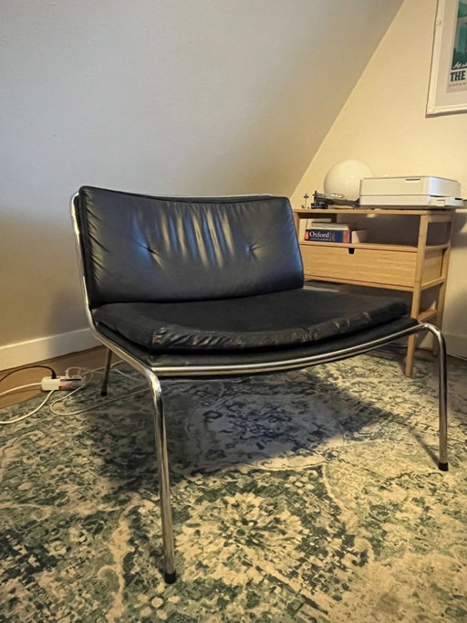 Piero Lissoni Frog Design Stoel - Leder & Staal