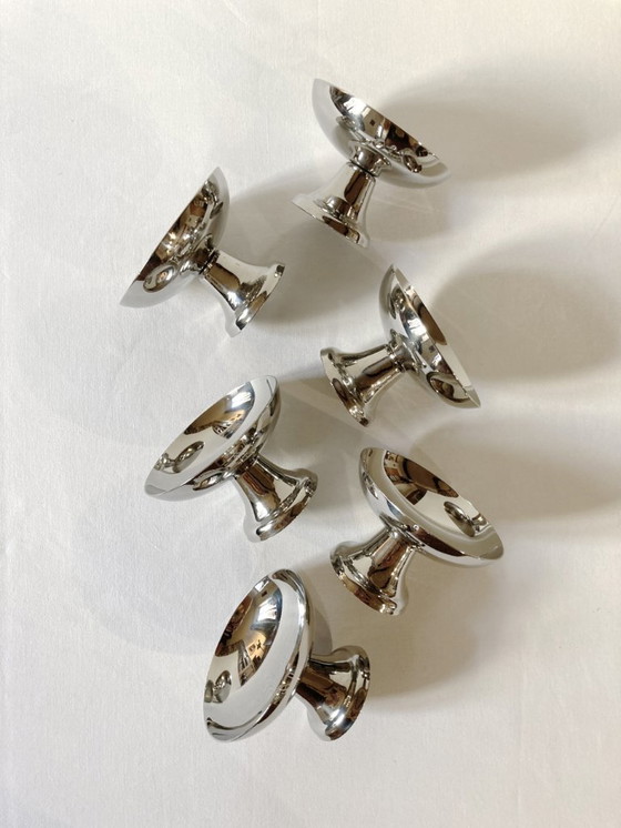 Image 1 of 6 stainless steel ice cream/dessert cups