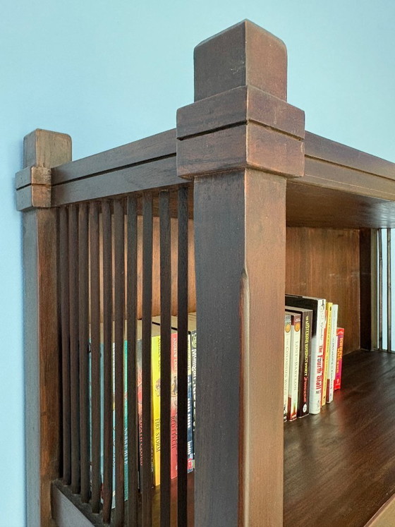 Image 1 of Teak bookcase, x2