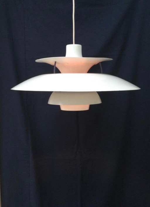 Vintage Louis Poulsen PH-5 Ceiling Lamp – hanglampen, Metal, Aluminium