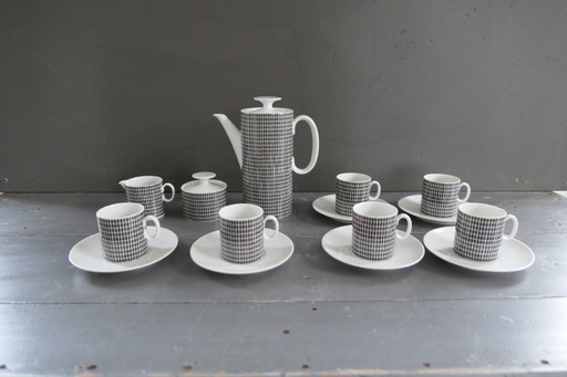 Vintage Thomas Medallion Onyx Espresso set