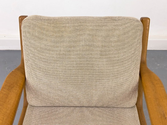 Danish Oak Lounge Chair and Ottoman by Juul Kristensen – Armchairs, Wood (photo 21 of 24)