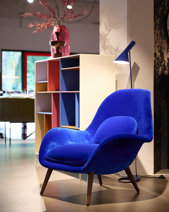 Image 1 of Fauteuil Fredericia Swoon avec repose-pieds