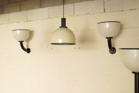 Image 1 of Set van 6 Lita Frankrijk lampen, jaren 1980