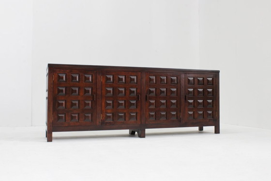 Image 1 of Vintage Spanish Brutalist Sideboard