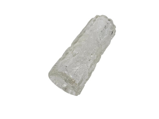 Image 1 of Georgshutte - 'ice glass' - cylinder glass - West Germany - 1960's