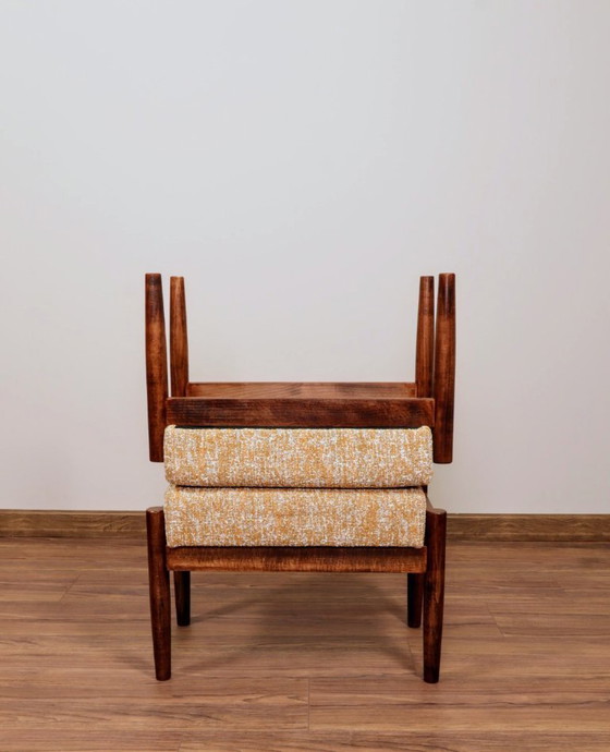 Image 1 of Coppia di sgabelli per bambini in mix di granola giallo bianco