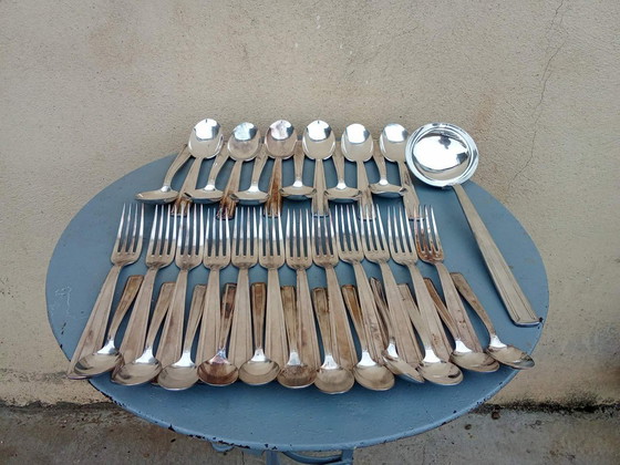 Image 1 of Komplettes 37-teiliges versilbertes Besteckset