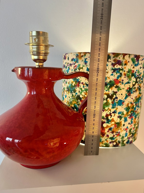 Image 1 of Upcycled table lamp made from a vintage vase - West German Pottery