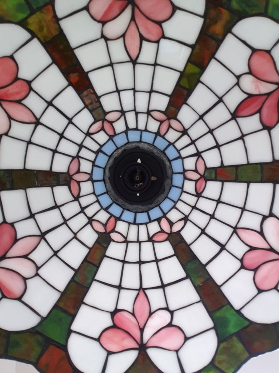 Stained Glass - Tiffany Style Lotus Flower Pendant Lamp (photo 55 of 65)