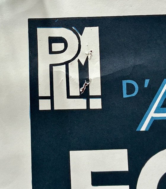 Image 1 of Cartel PLM 1990, dibujo de Léo Lelée, Arles aux Baux