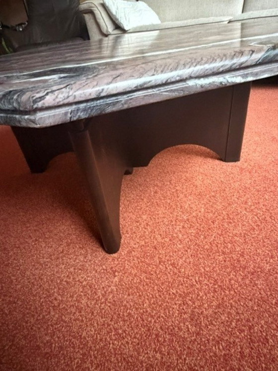 Image 1 of Vintage marble coffee table - Italian design