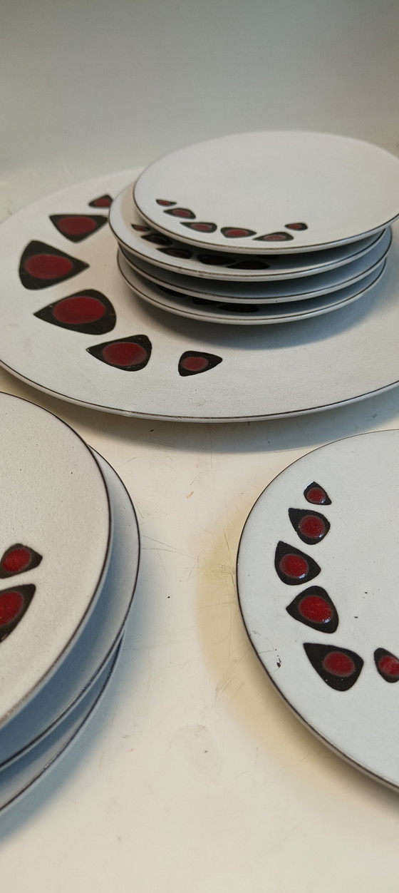 Image 1 of Potterie de Groenekan 10 piatti torta e piatto torta grande