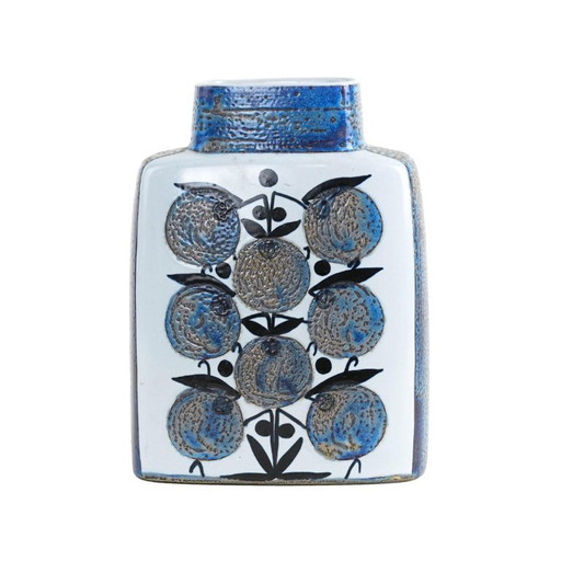 Ceramic vase, Danish design, 1960s, manufactured by Aluminia