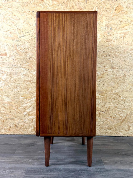 Image 1 of Aparador de teca de los años 60 y 70, mueble credenza, diseño moderno danés, Dinamarca