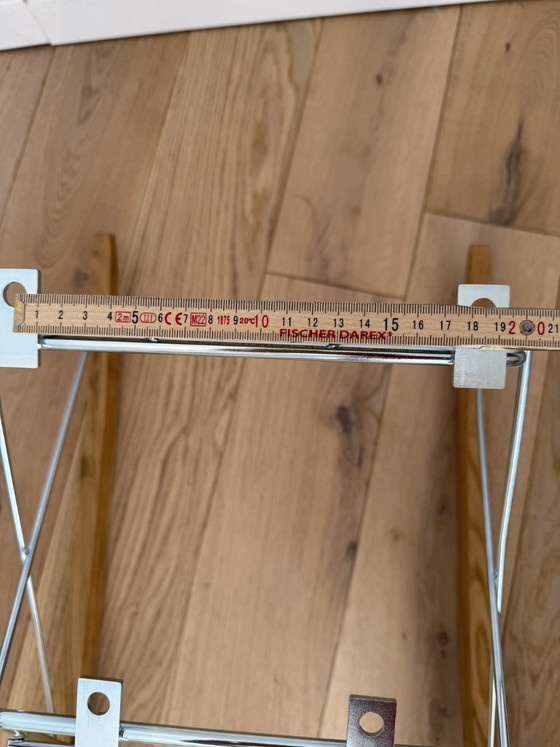 Image 1 of Base per sedia a dondolo in rovere cromato RAR EAMES HERMAN MILLER o VITRA