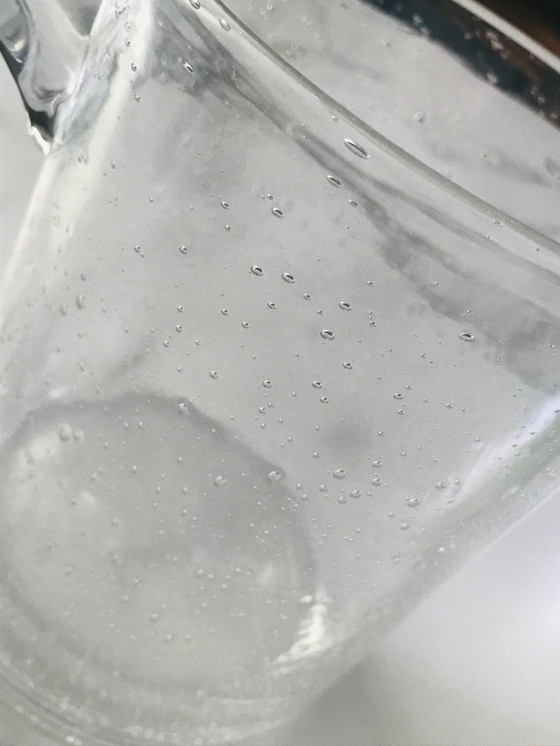Image 1 of Transparent bubble glass pitcher