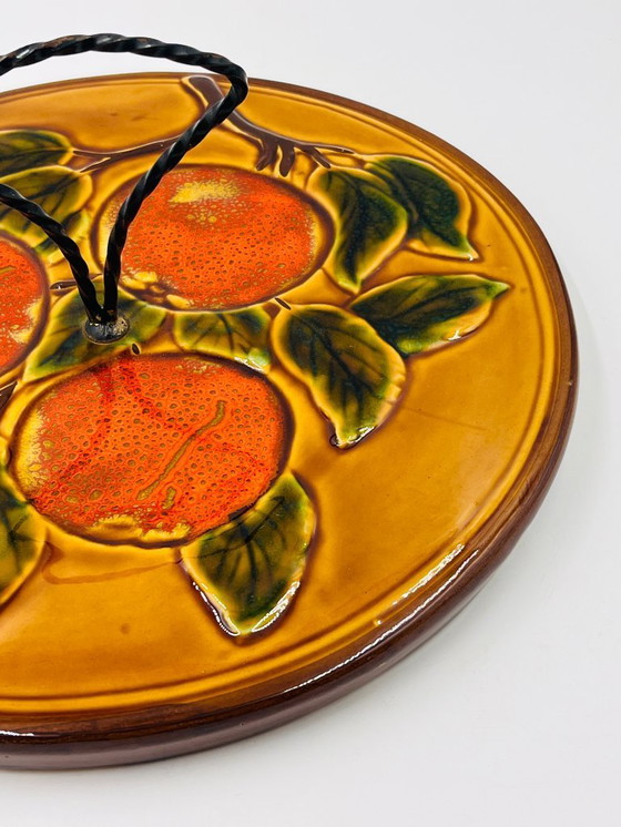 Image 1 of Plateau à Fromage décor fruit Vallauris