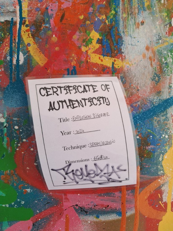 Image 1 of Matias MACHADO - Explosion disorder - Artist canvas