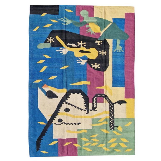 Tapisserie tissée à la main « La Tristesse du Roi » d'Henri Matisse | Laine | 269 × 191 cm (106 × 75 po) (photo 2 of 10)