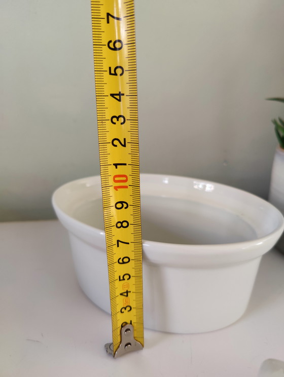 Image 1 of Apilco France Porcelaine à Feu pâté pot oiseau