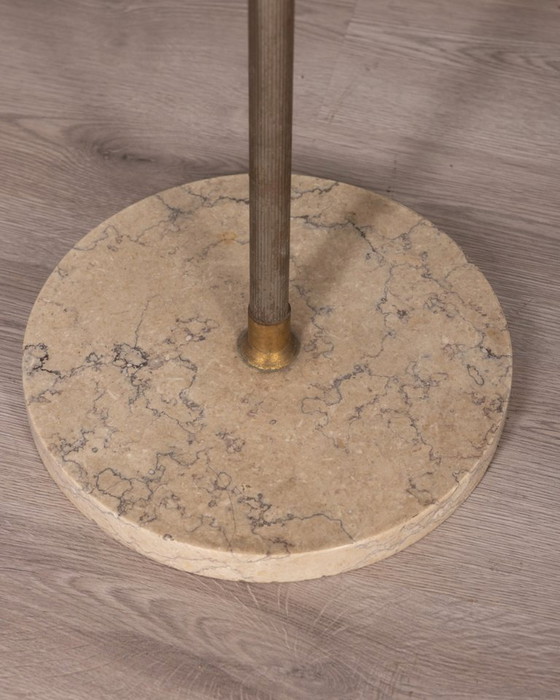 Image 1 of Vintage kapstok uit de jaren 60 in goudkleurig messing, Italiaans design.