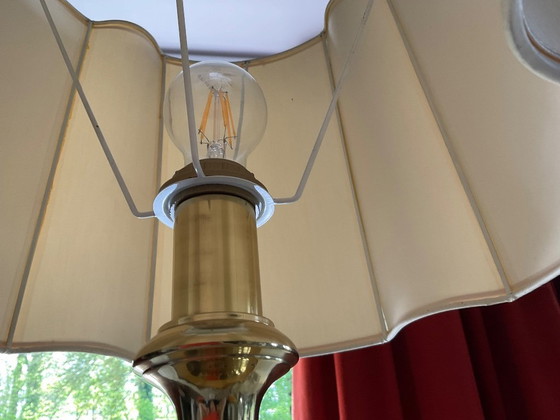Image 1 of Table lamp in solid copper.