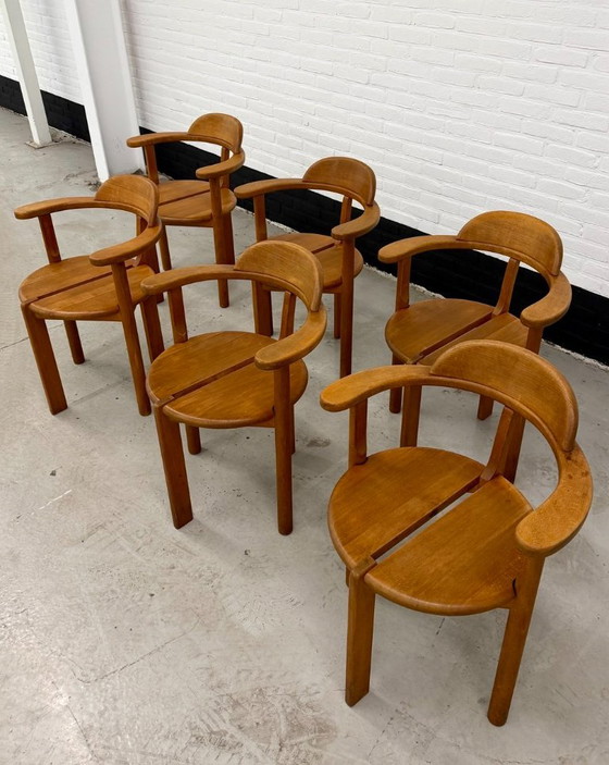 6 x Brahlstorf Design Chairs, 1970s – Dining chairs, Wood, Vintage (photo 2 of 20)