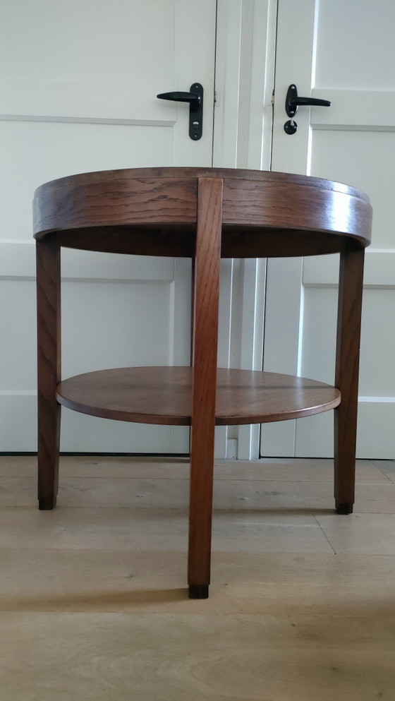 Image 1 of Grande table basse Art Déco, style École d'Amsterdam, années 1930