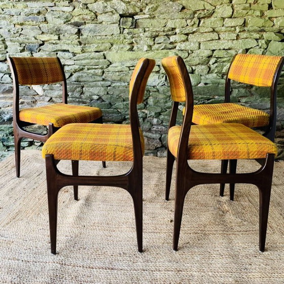 Image 1 of Set di 4 sedie degli anni '60