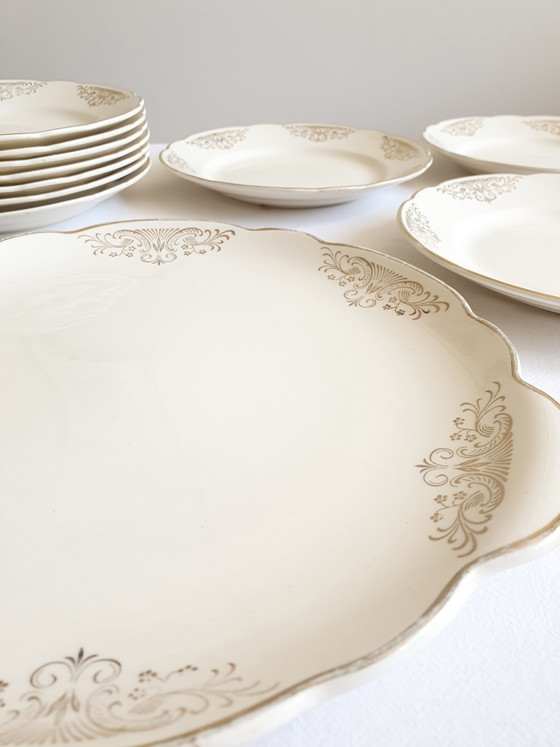 Image 1 of Villeroy & Boch dessert service from the 1950s