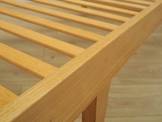 Image 1 of Essenhouten bed, Deens design, jaren 70, gemaakt in Denemarken.