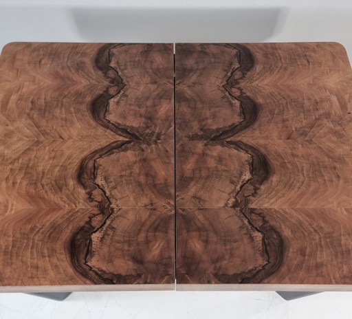 Art Deco Dining Table in Walnut, 1960s