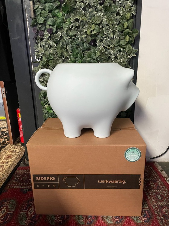 Image 1 of 2 tavolini laterali Sidepig color azzurro pastello