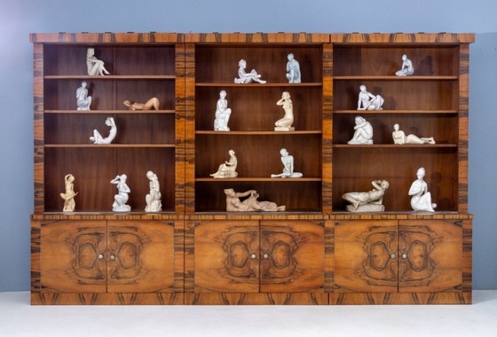 Image 1 of Grande libreria Art Déco, Cecoslovacchia, anni '30