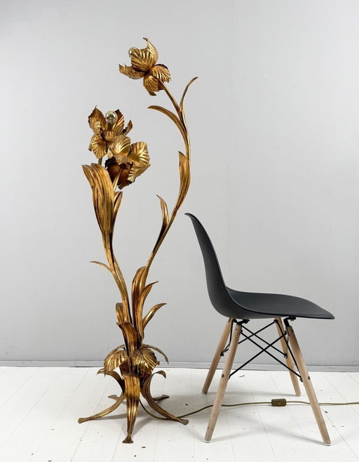 Floor lamp by Hans Kögl, Hollywood Regency, 1970s
