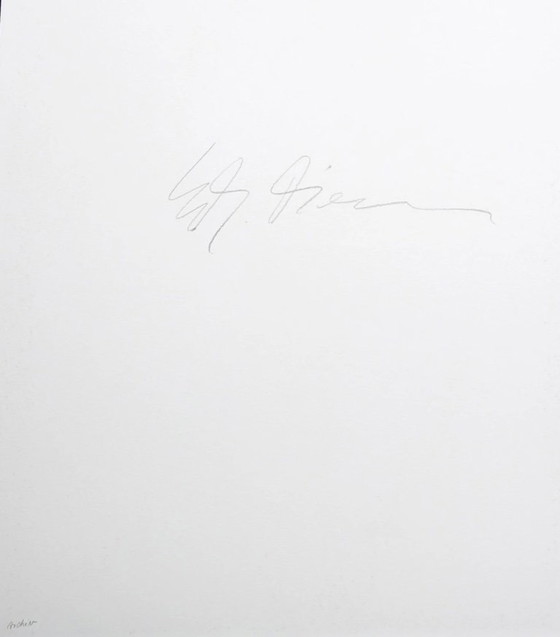 Image 1 of Eduard Diem: “Komposition (1), 2020”. Giclée sobre terciopelo Hahnemühle. Firmado y grabado a mano. Especial.