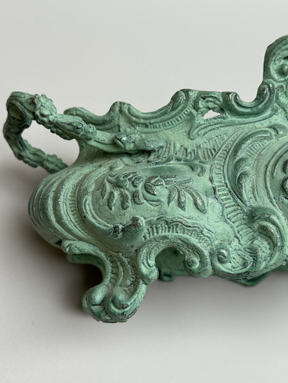 Image 1 of Bronze Jardinière in Rococo Style – Louis XV Influence