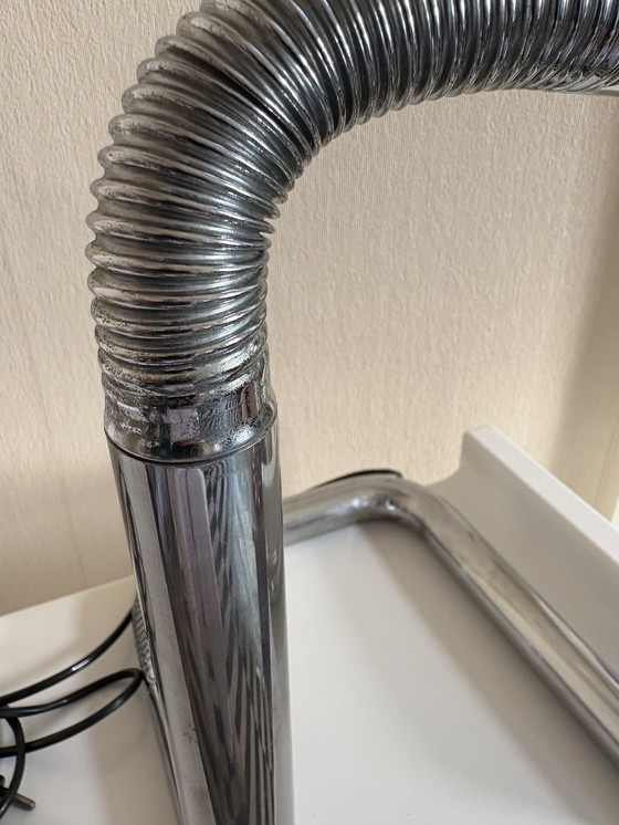 Image 1 of Vintage Italiaanse chromen tafellamp