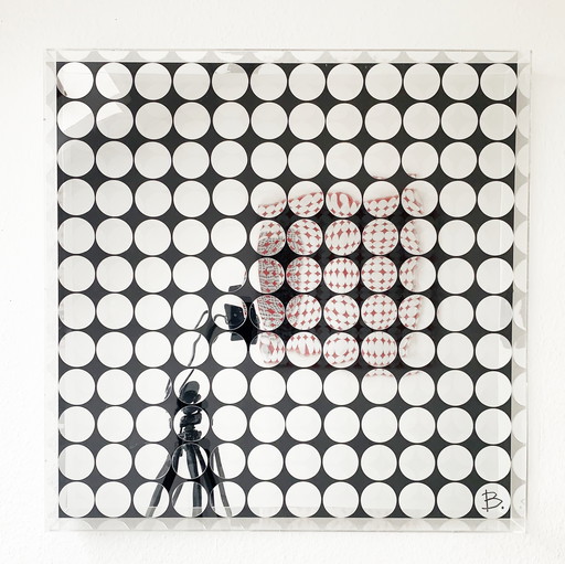 Grand objet mural S-RM-0010 de LJ Billion
