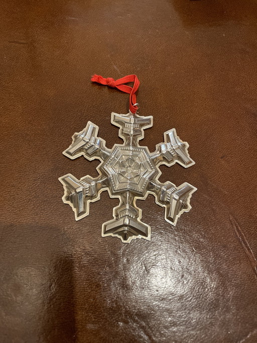 Gorham Sterling Silver 1977 Annual Snowflake Ornament