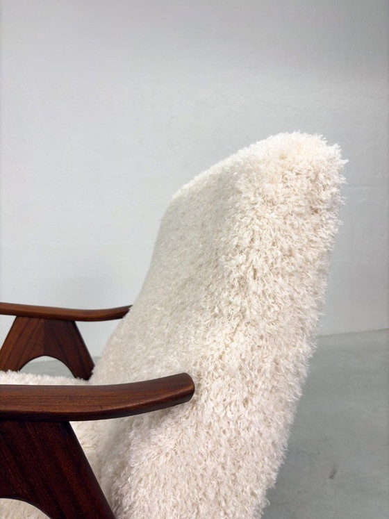 Poltrona in stile metà secolo con tessuto soffice – Poltrone, Wood (photo 14 of 16)