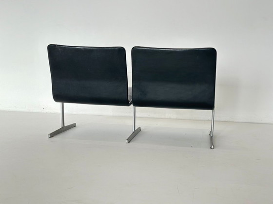 Image 1 of Fauteuil/canapé Dieter Rams 602 Sitbank en cuir Vitsoe Zapf