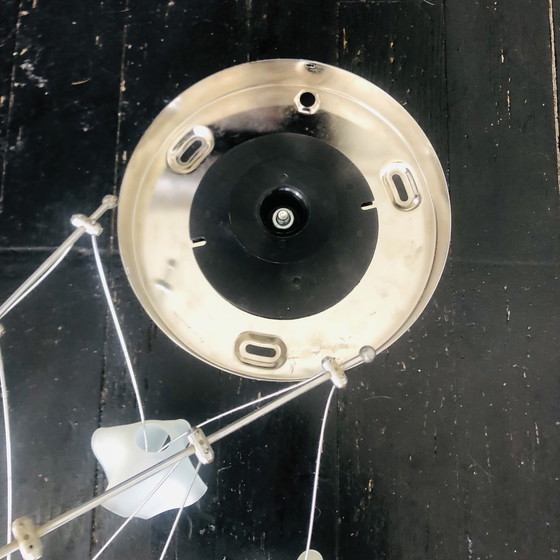 Image 1 of Lucciole cascade kroonluchter van MetalSpot, Italië, chroom en matglas