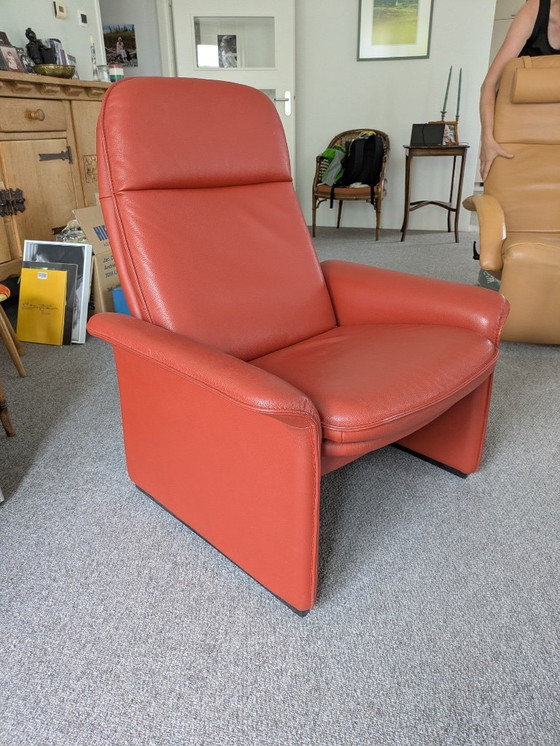 Image 1 of De Sede DS50 Fauteuil - Kleur: rood - Materiaal: Leer.