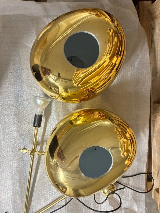 Qeeboo Cherry Lamp Gold – Hanglampen, Plastic (photo 3 of 6)