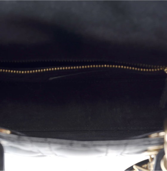 Image 1 of Borsa DIOR Lady Dior in Cuir Noir - 103268