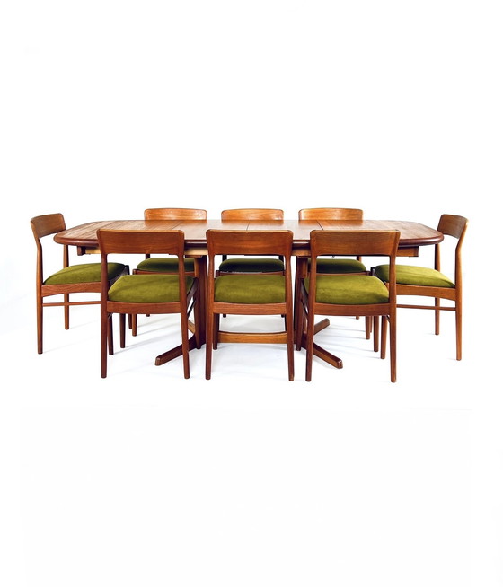 Image 1 of Table de salle à manger extensible en teck, Dyrlund '70s