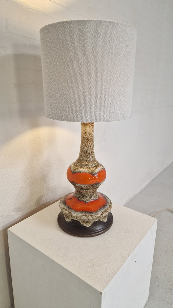 Image 1 of Cool vintage ceramic lamp, 70s